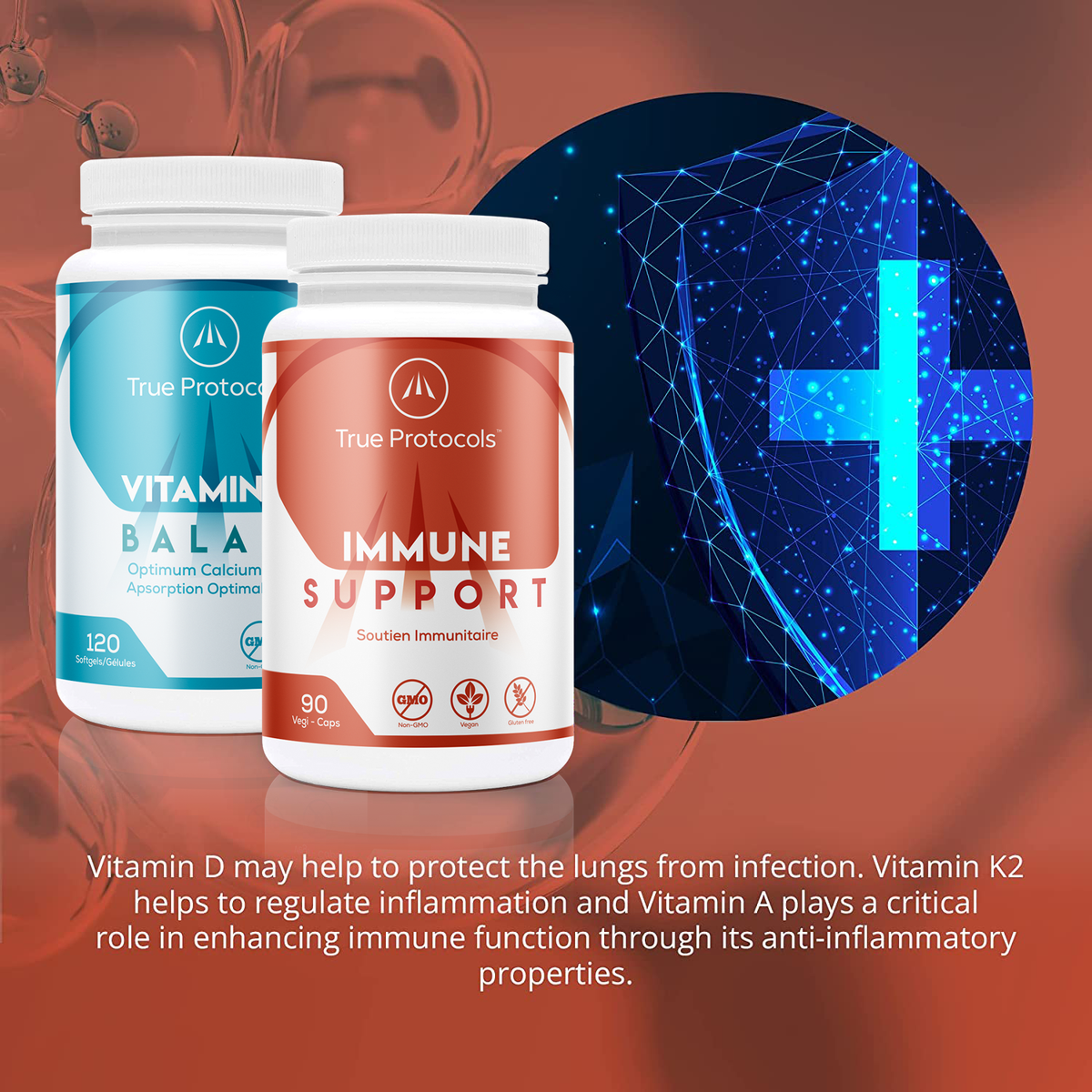 Immune Protocol  - Immune Support &amp; Vitamin D-K2 Balance for Optimal Immune Support &amp; Function