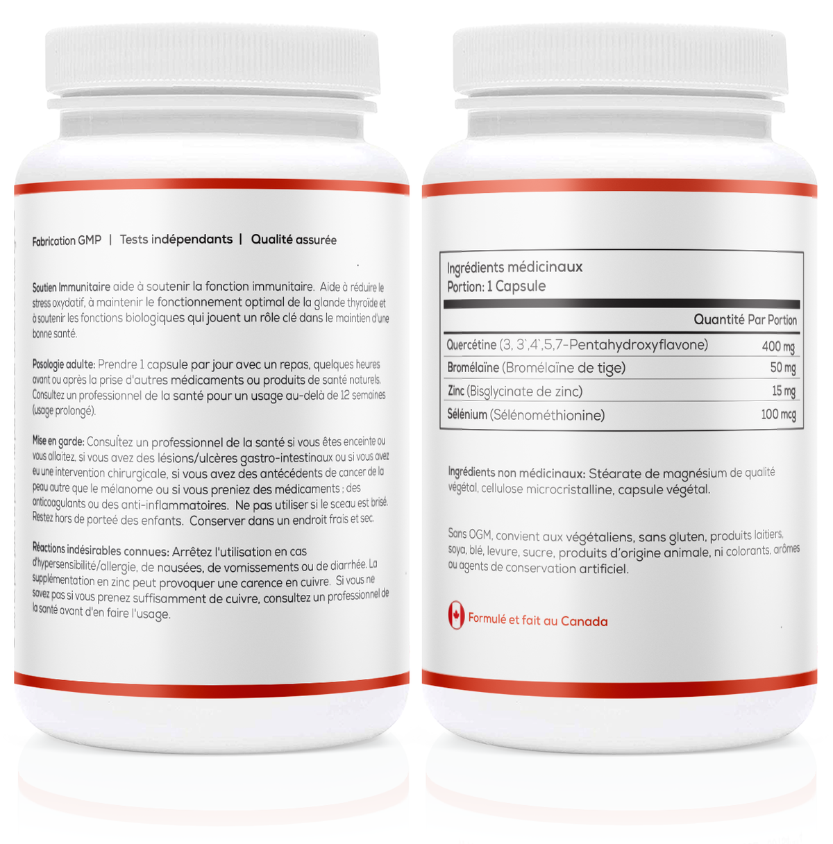 Immune Support with Quercetin,  Bromelain, Zinc &amp; Selenium