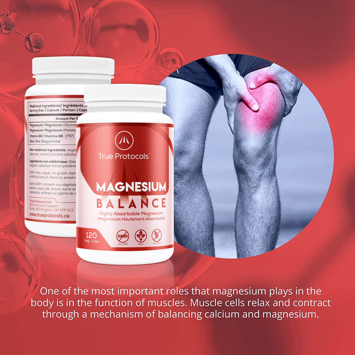 Magnesium Balance - Highly Absorbable Magnesium with Vitamin B6 &amp; Zinc