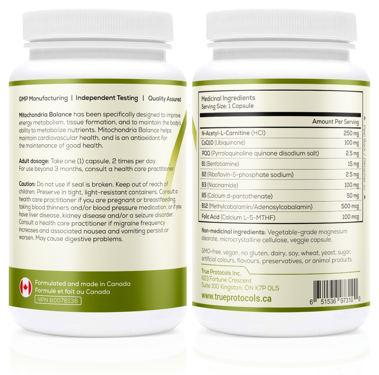 Buy Mitochondria Balance - L-Carnitine, Co-Q10, PQQ, B-Vitamins - True Protocols Buy Mitochondria Balance - L-Carnitine, Co-Q10, PQQ, B-Vitamins - True Protocols