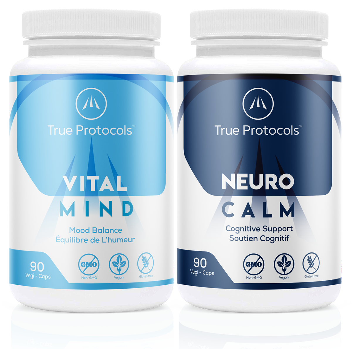 Brain Protocol - Neuro Calm &amp; Vital Mind for Optimal Cognitive Health, Mood Balance, &amp; Brain Function