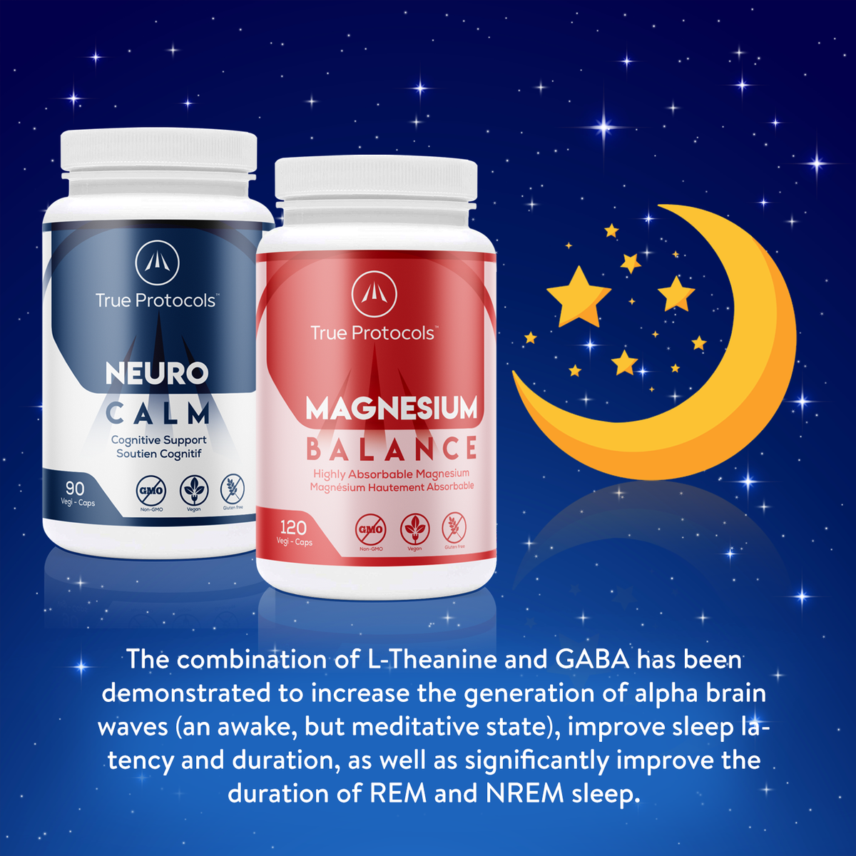 Sleep Protocol - Magnesium Balance &amp; Neuro Calm - Bioavailable Capsules for Optimal Cognitive Health, Energy &amp; Sleep