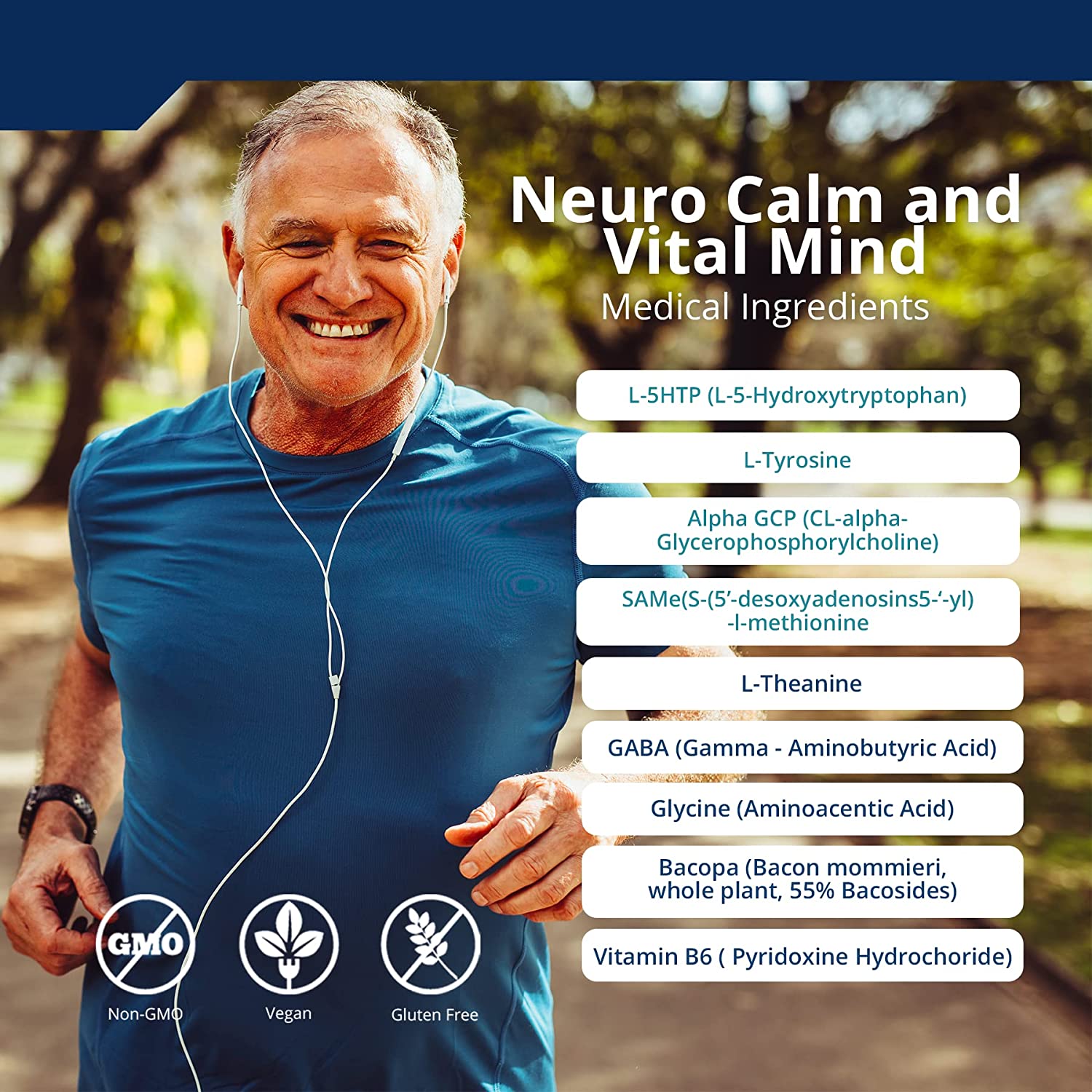 Brain Protocol Routine Brain Protocol - Neuro Calm (90 Capsules) & Vital Mind (90 Capsules ...