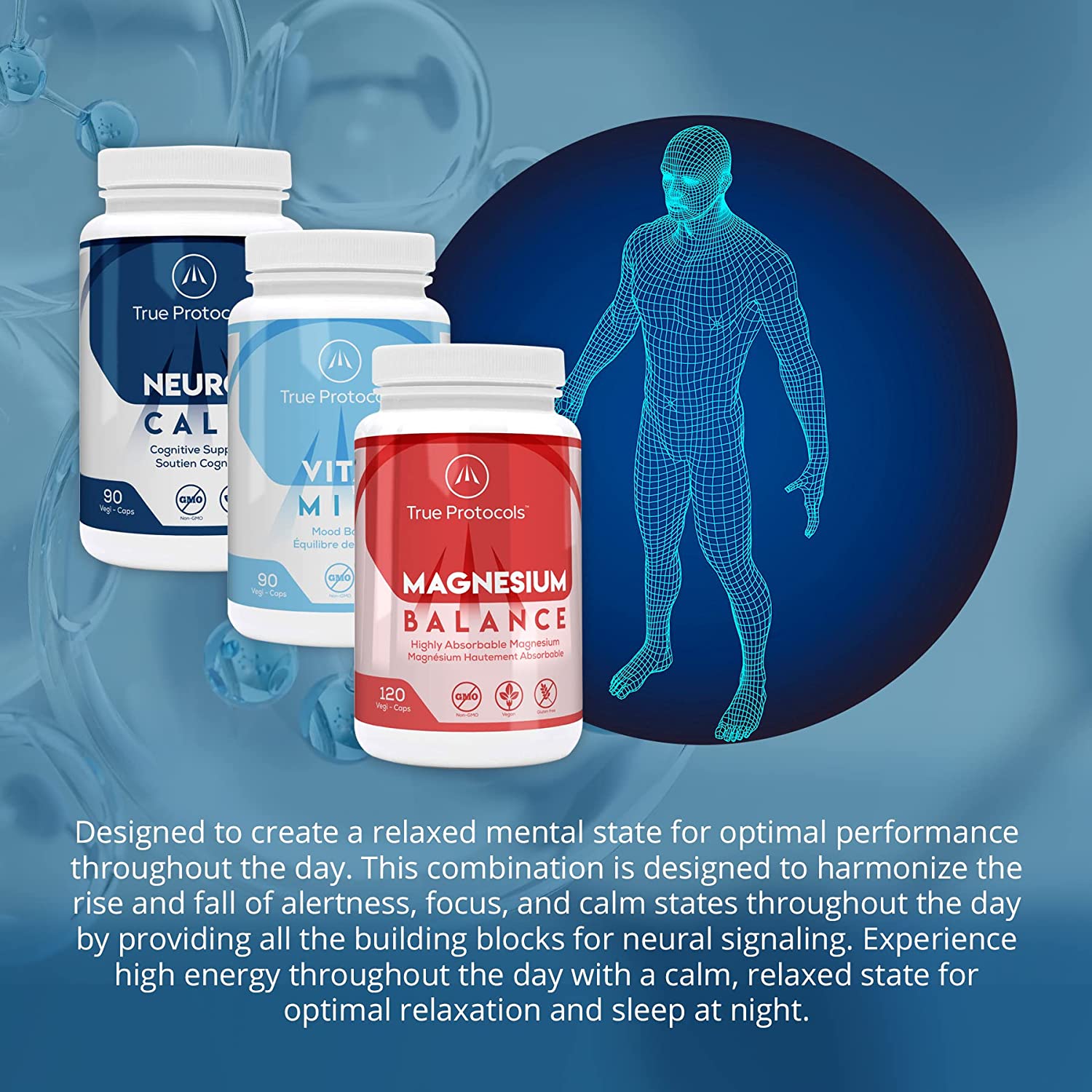Brain Protocol Routine Brain Protocol+ Optimal Mood Balance & Mental Performance - True Protocols