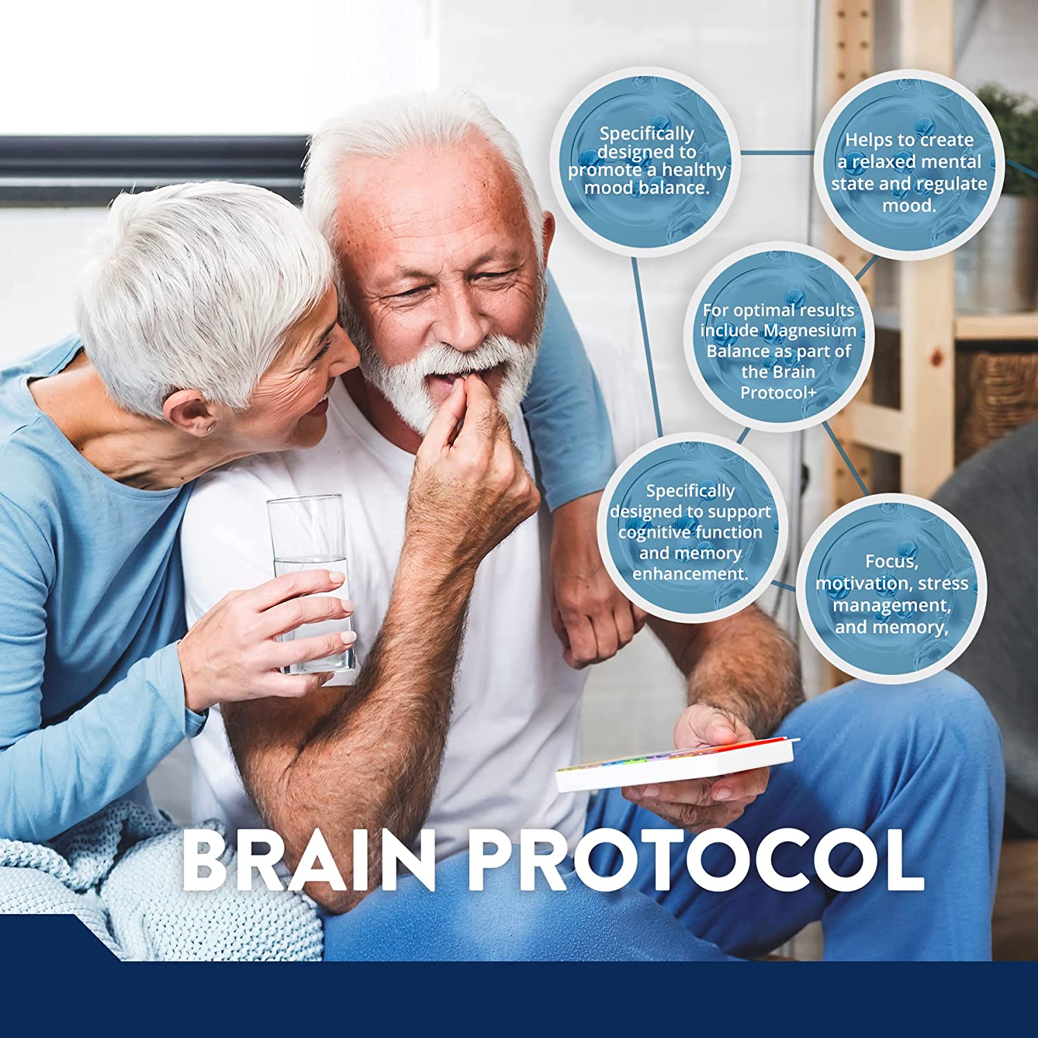 Brain Protocol Routine Brain Protocol - Neuro Calm (90 Capsules) & Vital Mind (90 Capsules ...